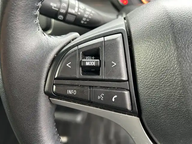 マツダ フレアワゴンタフスタイル ハイブリッドXS 富山県 2021(令3)年 5.9万km ベネチアンミストブルー 社外SDナビ(CN-RZ765W)/(AM/FM/CD/DVD/BT/USB)/フルセグTV/ルーフレール/レーダークルーズコントロール/レーンキープアシスト/衝突軽減システム/コーナーセンサー/オートマチックハイビーム/横滑り防止装置/盗難防止装置/前後ドライブレコーダー/両側パワースライドドア/シートヒーター　運転席＋助手席/ベンチシート/ルーフレール/LEDライト/フォグランプ/スマートキー×1/取扱説明書/保証書