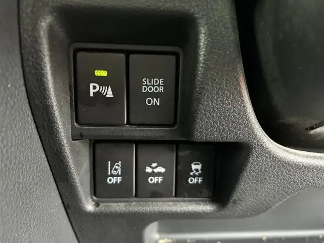 マツダ フレアワゴンタフスタイル ハイブリッドXS 富山県 2021(令3)年 5.9万km ベネチアンミストブルー 社外SDナビ(CN-RZ765W)/(AM/FM/CD/DVD/BT/USB)/フルセグTV/ルーフレール/レーダークルーズコントロール/レーンキープアシスト/衝突軽減システム/コーナーセンサー/オートマチックハイビーム/横滑り防止装置/盗難防止装置/前後ドライブレコーダー/両側パワースライドドア/シートヒーター　運転席＋助手席/ベンチシート/ルーフレール/LEDライト/フォグランプ/スマートキー×1/取扱説明書/保証書