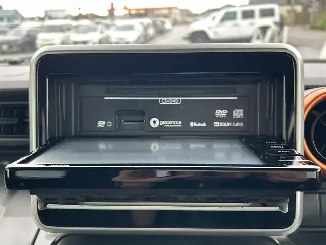 マツダ フレアワゴンタフスタイル ハイブリッドXS 富山県 2021(令3)年 5.9万km ベネチアンミストブルー 社外SDナビ(CN-RZ765W)/(AM/FM/CD/DVD/BT/USB)/フルセグTV/ルーフレール/レーダークルーズコントロール/レーンキープアシスト/衝突軽減システム/コーナーセンサー/オートマチックハイビーム/横滑り防止装置/盗難防止装置/前後ドライブレコーダー/両側パワースライドドア/シートヒーター　運転席＋助手席/ベンチシート/ルーフレール/LEDライト/フォグランプ/スマートキー×1/取扱説明書/保証書