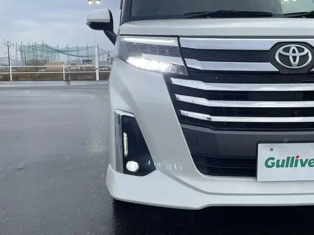 トヨタ ルーミー カスタムG－T 佐賀県 2021(令3)年 6.8万km パールホワイトⅢ ワンオーナー/純正SDナビゲーション/Bluetooth・CD・USB・フルセグ・AM・FM/前後ドライブレコーダー/ビルトインETC/両側パワースライドドア/AUTOHOLD/電子パーキング/リアカーテン/ISOFIX/ステアリングリモコン/純正15インチアルミホイール/純正LEDヘッドライト/純正フォグライト/純正フロアマット/純正ドアバイザー/Toyota sasety sence/・プリクラッシュセーフティ/・レーントレーシングアシスト/・レーダークルーズコントロール/・レーンディパーチャーアラート/・プロアクティブドライビングアシスト