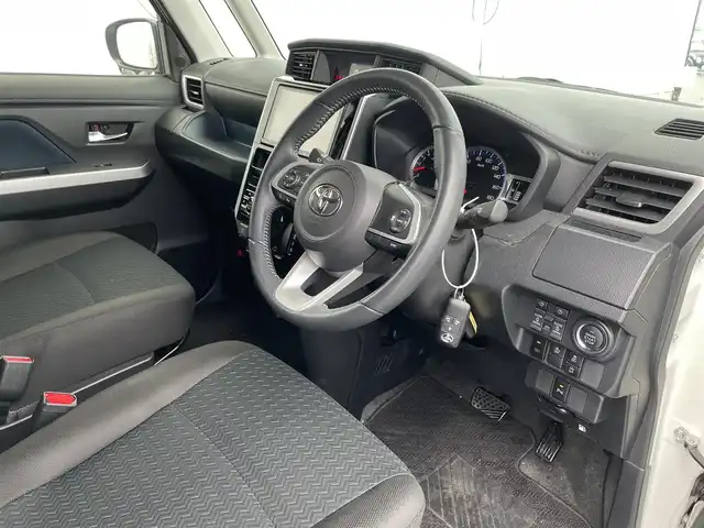 トヨタ ルーミー カスタムG－T 佐賀県 2021(令3)年 6.8万km パールホワイトⅢ ワンオーナー/純正SDナビゲーション/Bluetooth・CD・USB・フルセグ・AM・FM/前後ドライブレコーダー/ビルトインETC/両側パワースライドドア/AUTOHOLD/電子パーキング/リアカーテン/ISOFIX/ステアリングリモコン/純正15インチアルミホイール/純正LEDヘッドライト/純正フォグライト/純正フロアマット/純正ドアバイザー/Toyota sasety sence/・プリクラッシュセーフティ/・レーントレーシングアシスト/・レーダークルーズコントロール/・レーンディパーチャーアラート/・プロアクティブドライビングアシスト