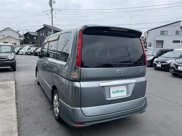 日産 セレナ ハイウェイスター 茨城県 2008(平20)年 11.6万km クールアイアン 純正ナビ/純正フリップダウンモニター/バックカメラ/フルセグ/両側電動スライドドア/ETC/純正16インチAW/スマートキー