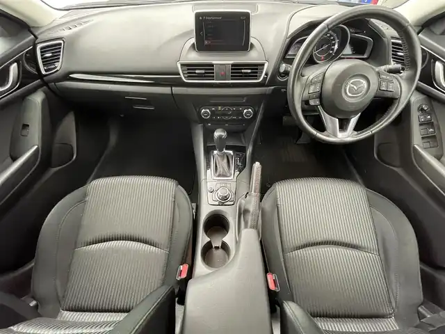 マツダ アクセラ スポーツ 15S 福井県 2015(平27)年 5.8万km ジェットブラックマイカ 純正メーカーオプションSDナビ （FM/AM/BT/CD/DVD/USB）/社外ドライブレコーダー /MTモード付AT /バックカメラ /社外ETC /純正アルミホイール /クルーズコントロール /純正LEDライト