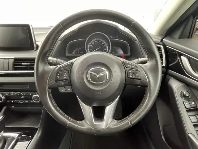 マツダ アクセラ スポーツ 15S 福井県 2015(平27)年 5.8万km ジェットブラックマイカ 純正メーカーオプションSDナビ （FM/AM/BT/CD/DVD/USB）/社外ドライブレコーダー /MTモード付AT /バックカメラ /社外ETC /純正アルミホイール /クルーズコントロール /純正LEDライト