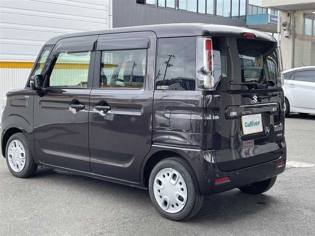 スズキ スペーシア HYBRID X 宮城県 2022(令4)年 1.4万km アーバンブラウンパールメタリック 登録時走行距離13803キロ/4WD/ディーラーナビ（AM・FM・BT・CD・DVD）/両側パワースライドドア/全方位カメラ/バックカメラ/アイドリングストップ/シートヒーター（運転席、助手席）/2列目サンシェード/ステアリングスイッチ/電動格納ミラー