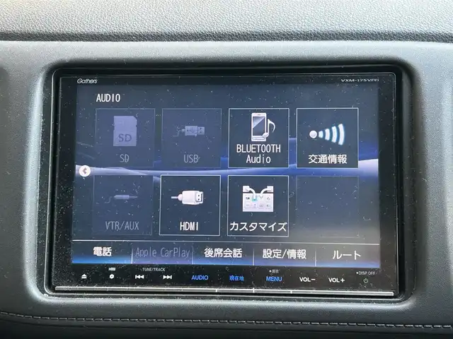 ホンダ ヴェゼル ハイブリッド 宮城県 2016(平28)年 9.7万km プレミアムクリスタルレッドM 純正ＳＤナビ（フルセグＴＶ、ＣＤ、ＤＶＤ、ＡＭ、ＦＭ、ＢＴ）//ドラレコ//純正ＡＷ//追従クルコン//純正フロアマット//ビルトインＥＴＣ//ＵＳＢポート//前席シートヒーター//バックカメラ//ワイパーデアイサー//電動格納ドアミラー//車線逸脱アラート//横滑り防止機能//プリクラッシュセーフティ