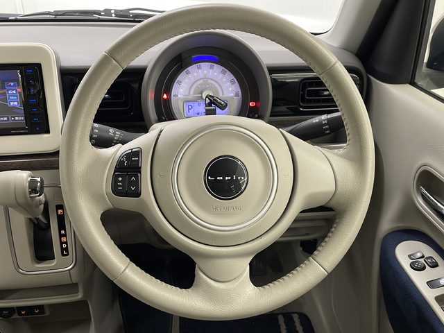 スズキ ラパン モード 長崎県 2020(令2)年 6.7万km フォーンベージュM 社外メモリナビ/（フルセグ/DVD/CD/BTA）/全方位カメラ装着車両（ナビ連動無し）/衝突軽減ブレーキ/レーンキープアシスト/横滑り防止装置/社外13インチアルミホイール/純正LEDヘッドライト/シートヒーター（D+N席）/ステアリングスイッチ/オートライト/スペアキー/保証書/取扱説明書