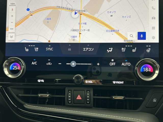 レクサス ＮＸ 350h Fスポーツ 三重県 2023(令5)年 3.3万km グラファイトブラックガラスフレーク /禁煙車//レクサスセーフティシステムプラス/　・プリクラッシュセーフティー/　・レーンチェンジアシスト/　・レーントレーシングアシスト/　・レーンディパーチャーアラート/　・レーダークルーズコントロール/　・ブレードスキャンアダプティブハイビームシステム/　・アダプティブハイビームシステム/　・オートマチックハイビーム/　・ロードサインアシスト/　・先行発信告知機能/　・発信遅れ告知機能/　・ドライバーモニター連携/　・ドライバー異常時対応システム/　・プロアクティブドライビングアシスト/　・フロントクロストラフィックアラート//パノラミックビューモニター//パーキングサポートブレーキ//ブラインドスポットモニター//ヘッドアップディスプレイ//純正14インチディスプレイオーディオPlus//純正OPオレンジキャリパー//ムーンルーフ//3眼LED//DN席シートベンチレーション//ステアリングヒーター//純正ビルトインETC2.0//Fスポーツ専用本革スポーツシート//シートメモリー//ハンズフリー機能付きパワーバックドア//社外前方ドライブレコーダー//100V電源