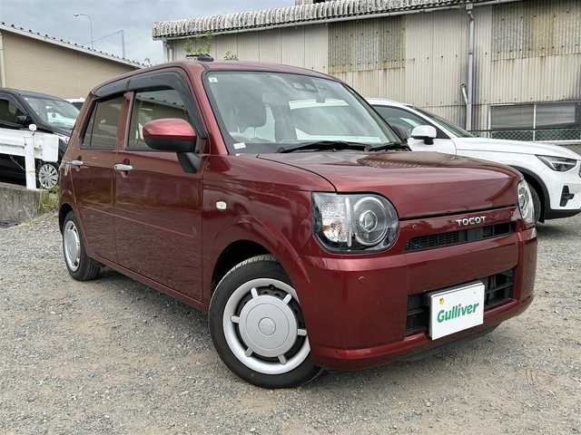 ダイハツ ミラ トコット X SA Ⅲ 福岡県 2019(平31)年 3.5万km ファイアークォーツレッドM 社外７型SDナビ(ワンセグTV/CD/BT)/バックモニター/スマートアシストIII/コーナーセンサー/ドラレコ/ETC/USBポート/純正LEDヘッドライト/純正フロアマット/プッシュスタート/スマートキー