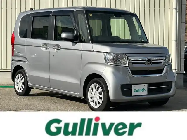 ホンダ Ｎ ＢＯＸ G 富山県 2021(令3)年 7.3万km ルナシルバーM ワンオーナー/4WD/純正SDナビ/(AM/FM/CD/DVD/BT/USB)/フルセグTV/バックカメラ/Bluetooth/DVD再生/レーダークルーズコントロール/衝突軽減システム/レーンキープアシスト/コーナーセンサー/横滑り防止装置/盗難防止装置/両側イージークローザードア/シートヒーター　運転席＋助手席/フロアーマット純正/ドアバイザー/LEDライト/スペアキー×2/取扱説明書/保証書