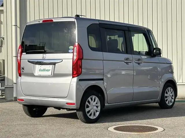 ホンダ Ｎ ＢＯＸ G 富山県 2021(令3)年 7.3万km ルナシルバーM ワンオーナー/4WD/純正SDナビ/(AM/FM/CD/DVD/BT/USB)/フルセグTV/バックカメラ/Bluetooth/DVD再生/レーダークルーズコントロール/衝突軽減システム/レーンキープアシスト/コーナーセンサー/横滑り防止装置/盗難防止装置/両側イージークローザードア/シートヒーター　運転席＋助手席/フロアーマット純正/ドアバイザー/LEDライト/スペアキー×2/取扱説明書/保証書