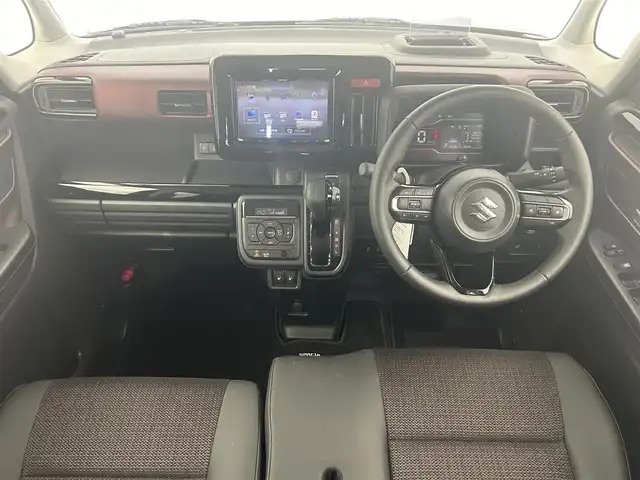 スズキ スペーシア カスタム HYBRID XS 宮城県 2023(令5)年 0.2万km インディゴブルーメタリック 4WD/社外メモリナビ/・フルセグTV/・Bluetooth接続/・CD/・DVD再生機能/・USB入力端子×2（内タイプC×1）/両側パワースライドドア/デュアルセンサーブレーキサポートII/レーダークルーズコントロール/コンビシート/シートヒーター/前後コーナーセンサー/オートライト/ライトレベライザー/ステアリングヒーター/ウインカーミラー