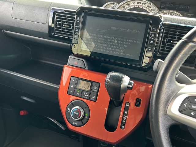 ダイハツ ウェイク G ターボ　レジャーエディション SA Ⅱ 富山県 2017(平29)年 9.9万km トニコオレンジメタリック 純正ナビ/フルセグTV/Bluetooth/バックカメラ/ドライブレコーダー/衝突被害軽減ブレーキ/横滑り防止装置/両側パワースライドドア/プッシュスタート/スマートキー/ステアリングスイッチ/ETC