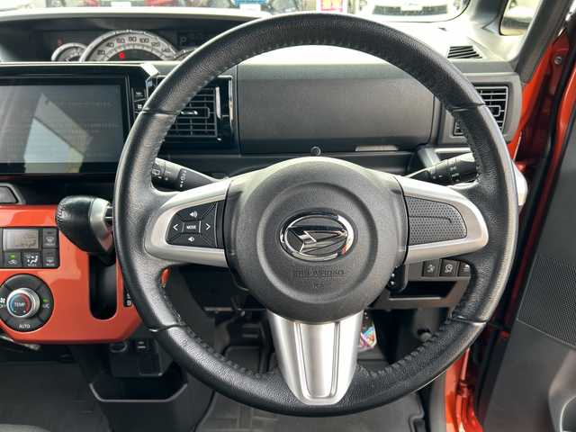 ダイハツ ウェイク G ターボ　レジャーエディション SA Ⅱ 富山県 2017(平29)年 9.9万km トニコオレンジメタリック 純正ナビ/フルセグTV/Bluetooth/バックカメラ/ドライブレコーダー/衝突被害軽減ブレーキ/横滑り防止装置/両側パワースライドドア/プッシュスタート/スマートキー/ステアリングスイッチ/ETC