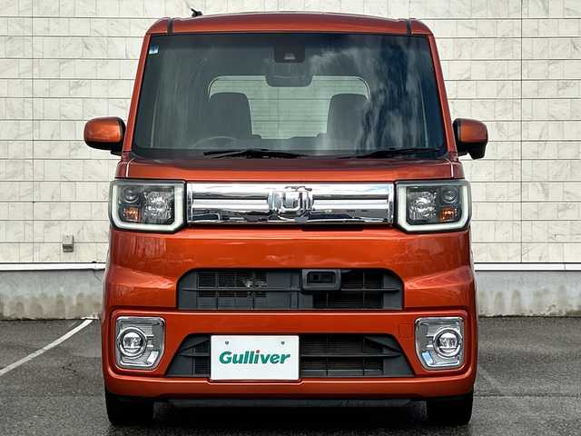 ダイハツ ウェイク G ターボ　レジャーエディション SA Ⅱ 富山県 2017(平29)年 9.9万km トニコオレンジメタリック 純正ナビ/フルセグTV/Bluetooth/バックカメラ/ドライブレコーダー/衝突被害軽減ブレーキ/横滑り防止装置/両側パワースライドドア/プッシュスタート/スマートキー/ステアリングスイッチ/ETC