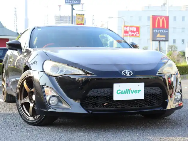 トヨタ ８６ GT リミテッド 神奈川県 2012(平24)年 9万km クリスタルブラックシリカ メモリナビ/BluetoothAudio/フルセグテレビ/バックカメラ/社外18インチAW/社外マフラー/純正オプションリアウイング/ハーフレザーシート/シートヒーター/HID/純正フロアマット/プッシュスタート/ETC/スペアスマートキー