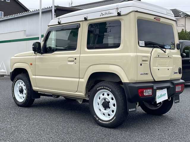 スズキ ジムニー XC 東京都 2023(令5)年 1.1万km シフォンアイボリーM ルーフテントキャノティエＪ３/デュアルセンサーブレーキサポート/ディスプレイオーディオ/バックカメラ/ETC/プッシュスタート/クルーズコントロール/保証書/取説書/スペアキスマートキー