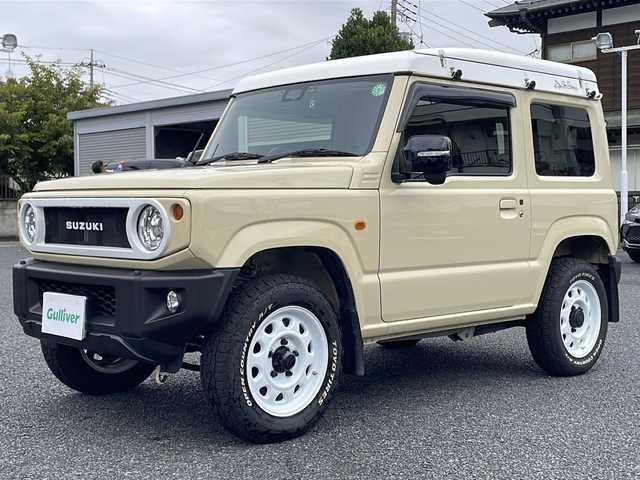 スズキ ジムニー XC 東京都 2023(令5)年 1.1万km シフォンアイボリーM ルーフテントキャノティエＪ３/デュアルセンサーブレーキサポート/ディスプレイオーディオ/バックカメラ/ETC/プッシュスタート/クルーズコントロール/保証書/取説書/スペアキスマートキー
