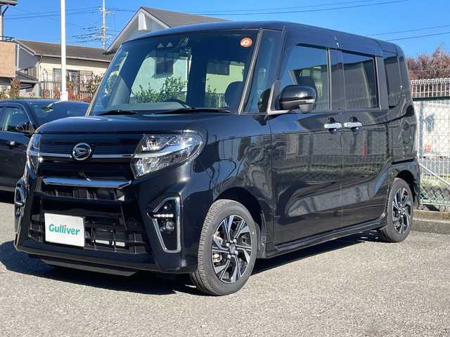ダイハツ タント カスタム X セレクション 神奈川県 2020(令2)年 2万km ブラックマイカメタリック ワンオーナー/プッシュスタート/前後ドライブレコーダー/アラウンドビュー/プリクラッシュ/横滑り防止装置/ステアリングリモコン/シートヒーター/オートライト/LEDライト、フォグライト/電動格納ミラー/フルセグTV/USB接続