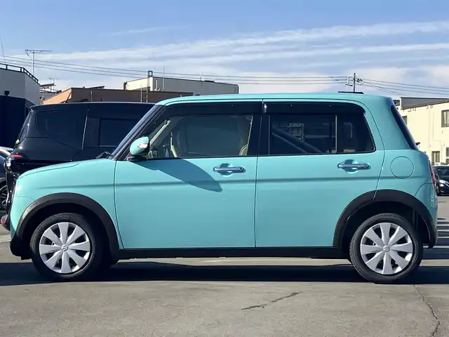 スズキ ラパン X 静岡県 2015(平27)年 3.9万km フレンチミントPM エンジンスタートボタン/パワーステアリング/パワーウィンドウ/アイドリングストップ/スマートキー/スペアキー1本/オートエアコン/ETC/SDナビ（CD/ワンセグ）/ドライブレコーダー前後/ベンチシート/布シート/D席シートヒーター/ABS/横滑り防止装置/オートライト/キセノン/Wエアバッグ/衝突軽減システム