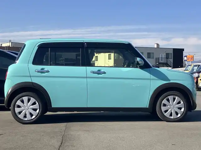 スズキ ラパン X 静岡県 2015(平27)年 3.9万km フレンチミントPM エンジンスタートボタン/パワーステアリング/パワーウィンドウ/アイドリングストップ/スマートキー/スペアキー1本/オートエアコン/ETC/SDナビ（CD/ワンセグ）/ドライブレコーダー前後/ベンチシート/布シート/D席シートヒーター/ABS/横滑り防止装置/オートライト/キセノン/Wエアバッグ/衝突軽減システム