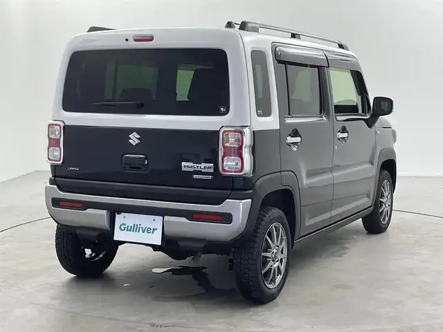 スズキ ハスラー Jスタイル 福井県 2022(令4)年 2.9万km ブルーイッシュブラックパール ４WD/ルーフレール/社外ディスプレイオーディオ/【AM/FM/Bluetooth/USB】/バックカメラ/ETC/シートヒーター（運転席/助手席）/プッシュスタート/スマートキー/オートライト/LEDヘッドライド/フォグランプ/純正フロアマット
