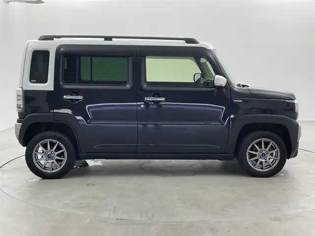 スズキ ハスラー Jスタイル 福井県 2022(令4)年 2.9万km ブルーイッシュブラックパール ４WD/ルーフレール/社外ディスプレイオーディオ/【AM/FM/Bluetooth/USB】/バックカメラ/ETC/シートヒーター（運転席/助手席）/プッシュスタート/スマートキー/オートライト/LEDヘッドライド/フォグランプ/純正フロアマット