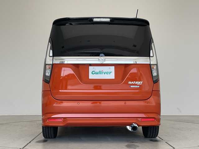 スズキ ソリオ バンディット HV MV 愛知県 2022(令4)年 2.5万km フレイムオレンジパールメタリック/ブラック2トーンルーフ 純正9型ナビ/全方位カメラ/両側パワースライドドア/シートカバー/クルーズコントロール/シートヒーター/バックカメラ/ヘッドアップディスプレイ/コーナーセンサー/柿本製マフラー/LEDヘッドライト/サーキュレーター/レーンキープアシスト/ドライブレコーダー/ETC/衝突軽減システム/フルセグ/CD DVD/Bluetooth/ステアリングスイッチ/スマートキー/プッシュスタート