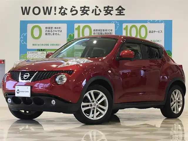 日産 ジューク １６ｇｔ ｆｏｕｒ タイプｖ 純正ナビ フルセグ Etc 純正aw Mtモード 13年式 平成25年式 ラディアントレッド Id 中古車検索のガリバー