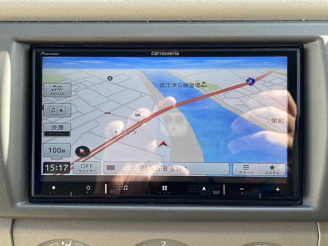 スズキ アルト F 新潟県 2014(平26)年 8万km エアブルーメタリック 4WD/社外メモリナビ/CD/DVD/BT/フルセグテレビ/リモコンキー /LEDヘッドライト/社外13インチアルミホイール