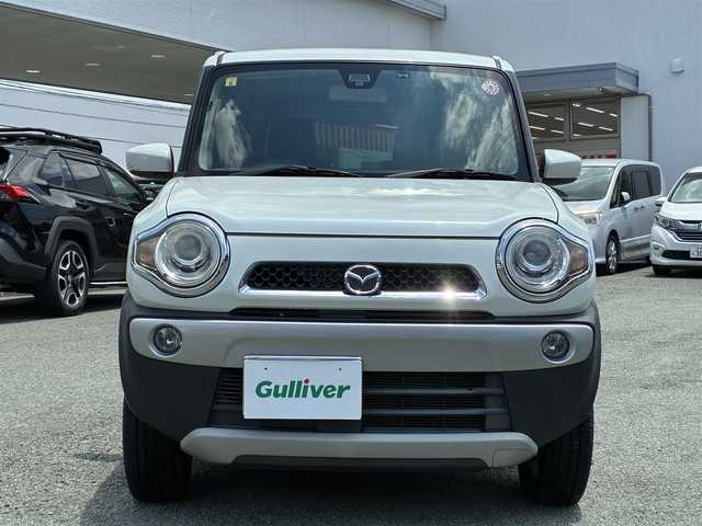 マツダ フレア クロスオーバー XS 熊本県 2014(平26)年 5.8万km ホワイトパール ワンオーナー/社外ナビ/【ワンセグ/CD/DVD/Bluetooth/ラジオ】/衝突被害軽減システム/アイドリングストップ/運転席シートヒーター/純正15インチAW/ドライブレコーダー（DRV-230）/ルーフレール/横滑り防止機能/オートライト/純正フロアマット/革巻きステアリング/保証書/取扱説明書