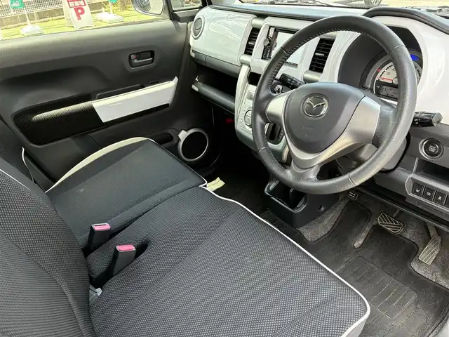 マツダ フレア クロスオーバー XS 熊本県 2014(平26)年 5.8万km ホワイトパール ワンオーナー/社外ナビ/【ワンセグ/CD/DVD/Bluetooth/ラジオ】/衝突被害軽減システム/アイドリングストップ/運転席シートヒーター/純正15インチAW/ドライブレコーダー（DRV-230）/ルーフレール/横滑り防止機能/オートライト/純正フロアマット/革巻きステアリング/保証書/取扱説明書
