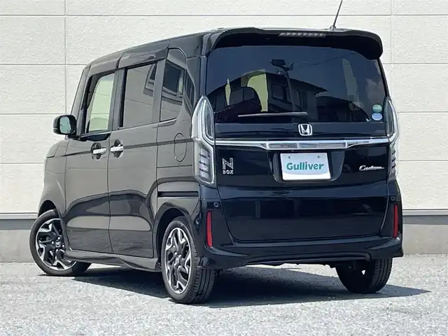 ホンダ Ｎ ＢＯＸ カスタム G L ターボ ホンダセンシング 茨城県 2018(平30)年 5.5万km クリスタルブラックパール 純正ナビ/Bluetooth/バックカメラ/フルセグTV/ホンダセンシング/両側パワスラ/ドライブレコーダー/オートライト/横滑り防止装置/純正LEDヘッドライト/純正AW/純正フロアマット/ETC