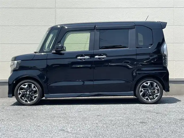 ホンダ Ｎ ＢＯＸ カスタム G L ターボ ホンダセンシング 茨城県 2018(平30)年 5.5万km クリスタルブラックパール 純正ナビ/Bluetooth/バックカメラ/フルセグTV/ホンダセンシング/両側パワスラ/ドライブレコーダー/オートライト/横滑り防止装置/純正LEDヘッドライト/純正AW/純正フロアマット/ETC