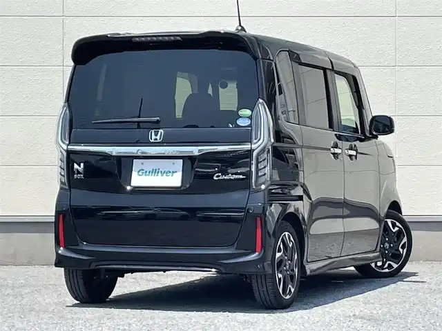 ホンダ Ｎ ＢＯＸ カスタム G L ターボ ホンダセンシング 茨城県 2018(平30)年 5.5万km クリスタルブラックパール 純正ナビ/Bluetooth/バックカメラ/フルセグTV/ホンダセンシング/両側パワスラ/ドライブレコーダー/オートライト/横滑り防止装置/純正LEDヘッドライト/純正AW/純正フロアマット/ETC