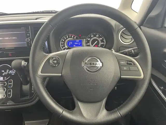 日産 デイズ ルークス ハイウェイスター Gターボ 富山県 2019(平31)年 6.7万km ブラック 純正ナビ（AM/FM/CD/DVD/AUX/BT）/フルセグTV/アラウンドビューモニター/両側パワースライドドア/クルーズコントロール/衝突被害軽減ブレーキ/レーンキープアシスト/オートマチックハイビーム/LEDヘッドライト/スマートキー/ドライブレコーダー/ETC/プッシュスタート/ドアバイザー/アイドリングストップ/純正フロアマット