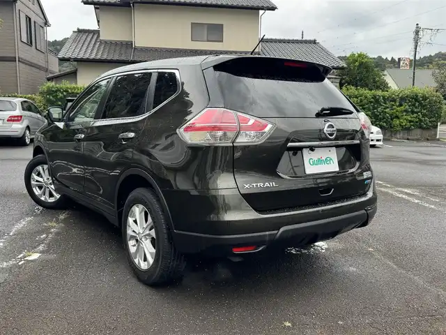日産 エクストレイル 20X 静岡県 2014(平26)年 9.7万km チタニウムカーキ 4WD/社外HDDナビ（CN-HW860D)/フルセグTV/バックカメラ/ETC/ドライブレコーダー（ZDR016)/4WDモードスイッチ/ヒルディセントコントロール/前席シートヒーター/電動格納ミラー/フロアマット/ウィンカーミラー/フォグランプ/純正17インチAW/スマートキー（スペア有り）/プッシュスタート/取説
