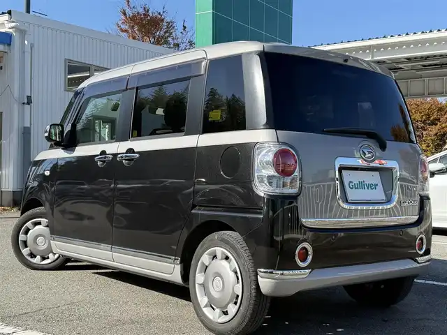 ダイハツ ムーヴ キャンバス G メイクアップ SA Ⅲ 兵庫県 2017(平29)年 6.4万km スムースグレーマイカメタリック/ブラックマイカメタリック 2トーン 純正8インチナビ/パノラマモニター/フルセグTV/純正ドラレコ/ETC/両側パワースライドドア/LEDヘッドライト/フォグ/オートライト/オートハイビーム/誤発進抑制御機能/コーナーセンサー（F/R）/プッシュスタート＆スマートキー2個