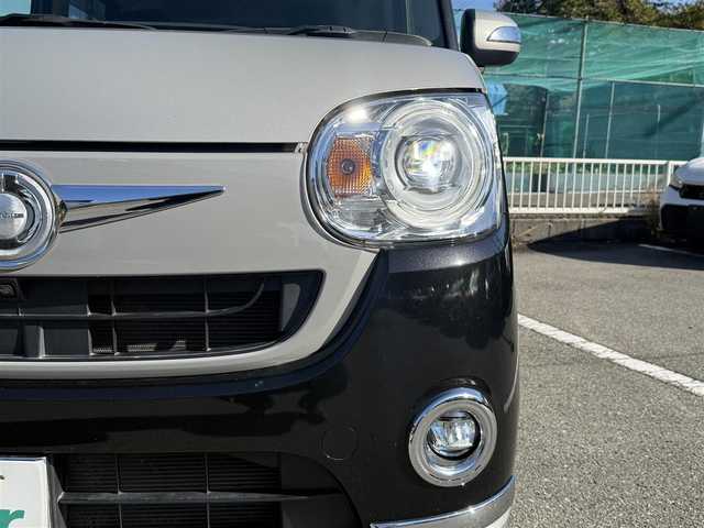 ダイハツ ムーヴ キャンバス G メイクアップ SA Ⅲ 兵庫県 2017(平29)年 6.4万km スムースグレーマイカメタリック/ブラックマイカメタリック 2トーン 純正8インチナビ/パノラマモニター/フルセグTV/純正ドラレコ/ETC/両側パワースライドドア/LEDヘッドライト/フォグ/オートライト/オートハイビーム/誤発進抑制御機能/コーナーセンサー（F/R）/プッシュスタート＆スマートキー2個