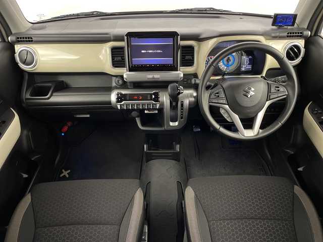 スズキ クロスビー HYBRID MZ 鹿児島県 2018(平30)年 6.1万km キャラバンアイボリーパールメタリック/ホワイト 2トーンルーフ 純正8インチナビ/（AM/FM/CD/DVD/Bluetooth/フルセグ）/全方位カメラ/ドライブレコーダー/レーダー探知機/パドルシフト/ETC/ステアリングリモコン/クルーズコントロール/オートライト/衝突被害軽減ブレーキ/純正フロアマット/純正AW16インチ/LEDヘッドライト/TVキャンセラー/スマートキー