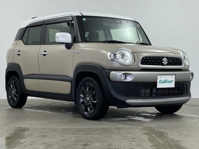 スズキ クロスビー HYBRID MZ 鹿児島県 2018(平30)年 6.1万km キャラバンアイボリーパールメタリック/ホワイト 2トーンルーフ 純正8インチナビ/（AM/FM/CD/DVD/Bluetooth/フルセグ）/全方位カメラ/ドライブレコーダー/レーダー探知機/パドルシフト/ETC/ステアリングリモコン/クルーズコントロール/オートライト/衝突被害軽減ブレーキ/純正フロアマット/純正AW16インチ/LEDヘッドライト/TVキャンセラー/スマートキー