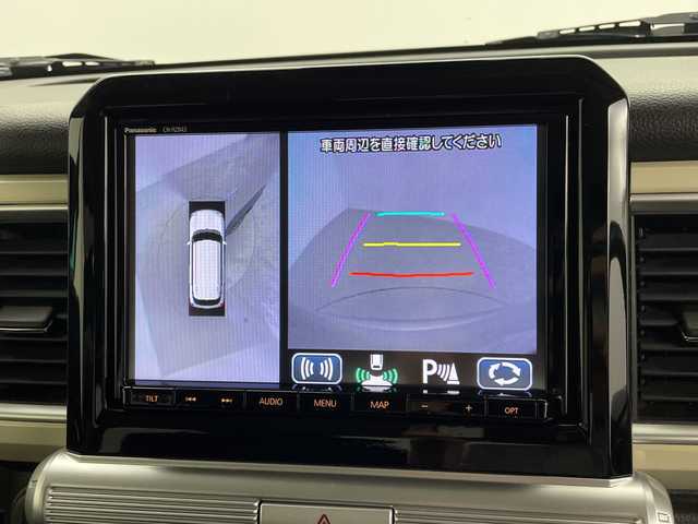 スズキ クロスビー HYBRID MZ 鹿児島県 2018(平30)年 6.1万km キャラバンアイボリーパールメタリック/ホワイト 2トーンルーフ 純正8インチナビ/（AM/FM/CD/DVD/Bluetooth/フルセグ）/全方位カメラ/ドライブレコーダー/レーダー探知機/パドルシフト/ETC/ステアリングリモコン/クルーズコントロール/オートライト/衝突被害軽減ブレーキ/純正フロアマット/純正AW16インチ/LEDヘッドライト/TVキャンセラー/スマートキー