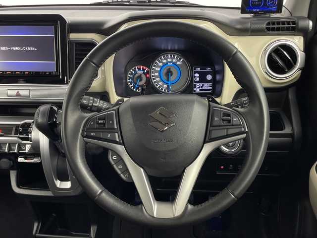 スズキ クロスビー HYBRID MZ 鹿児島県 2018(平30)年 6.1万km キャラバンアイボリーパールメタリック/ホワイト 2トーンルーフ 純正8インチナビ/（AM/FM/CD/DVD/Bluetooth/フルセグ）/全方位カメラ/ドライブレコーダー/レーダー探知機/パドルシフト/ETC/ステアリングリモコン/クルーズコントロール/オートライト/衝突被害軽減ブレーキ/純正フロアマット/純正AW16インチ/LEDヘッドライト/TVキャンセラー/スマートキー