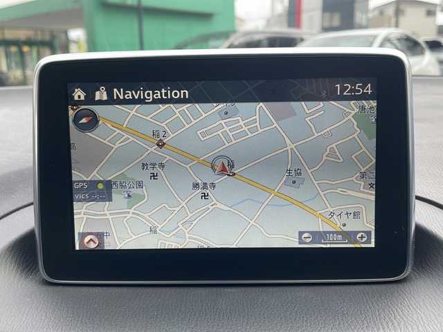 マツダ アクセラ スポーツ 15S 大阪府 2014(平26)年 6.4万km ディープクリスタルブルーマイカ 純正ナビ/BTオーディオ/フルセグテレビ/CD/DVD/バックカメラ/ETC/革巻きステアリング/純正AW（サマータイヤ）4本/純正フロアマット/ドアバイザー/オートライト/フォグランプ/クルーズコントロール/アイドリングストップ/スペアキー