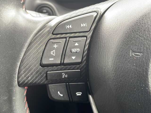 マツダ アクセラ スポーツ 15S 大阪府 2014(平26)年 6.4万km ディープクリスタルブルーマイカ 純正ナビ/BTオーディオ/フルセグテレビ/CD/DVD/バックカメラ/ETC/革巻きステアリング/純正AW（サマータイヤ）4本/純正フロアマット/ドアバイザー/オートライト/フォグランプ/クルーズコントロール/アイドリングストップ/スペアキー