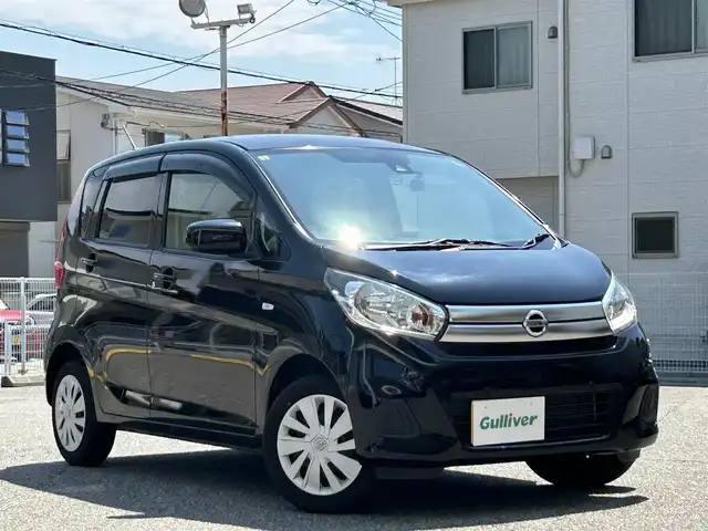 日産 デイズ J 兵庫県 2018(平30)年 6.8万km ブラック 社外メモリナビ(AVIC-RZ501)/・【TV・DVD/CB/Bluetooth対応】/ドライブレコーダー/ETC/衝突軽減ブレーキ（エマージェンシーブレーキ）/電動格納ミラー/キーレスエントリー/ヘッドライトレベライザー/プライバシーガラス/UVカットガラス/ベンチシート/デュアルエアバック/分割可倒式リアシート/ABS/サイドバイザー/フロアマット/取説