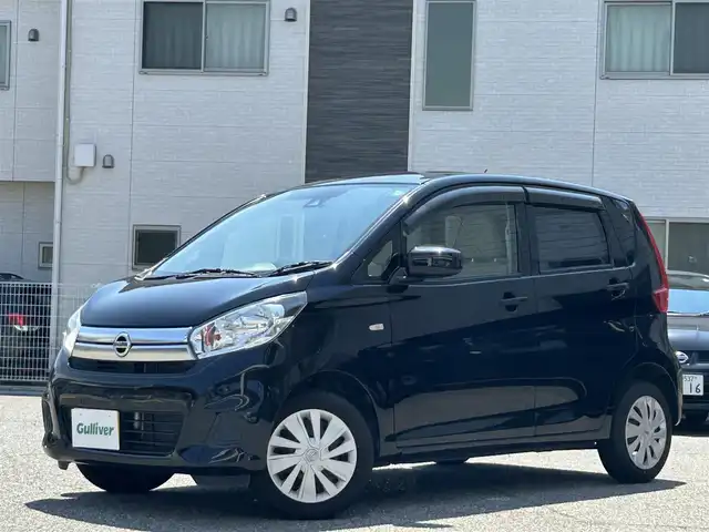 日産 デイズ J 兵庫県 2018(平30)年 6.8万km ブラック 社外メモリナビ(AVIC-RZ501)/・【TV・DVD/CB/Bluetooth対応】/ドライブレコーダー/ETC/衝突軽減ブレーキ（エマージェンシーブレーキ）/電動格納ミラー/キーレスエントリー/ヘッドライトレベライザー/プライバシーガラス/UVカットガラス/ベンチシート/デュアルエアバック/分割可倒式リアシート/ABS/サイドバイザー/フロアマット/取説