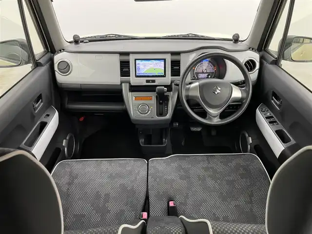 スズキ ハスラー G 岡山県 2016(平28)年 4.9万km シフォンアイボリーM メモリナビ（MDV-D503）/（CD/DVD/BT/フルセグ/USB)/シートヒーター（運転席/助手席）/スズキセーフティ/社外ツイーター/横滑り防止/１６インチＡＷ/プッシュスタート/アイドリングストップ/禁煙車/純正フロアマット/スマートキー×1