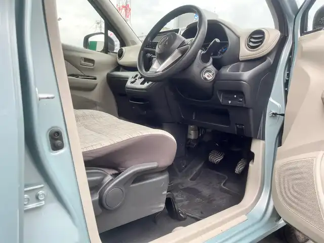 三菱 ｅＫワゴン M 島根県 2019(令1)年 8.5万km ミントブルーメタリック 社外メモリナビ　/Ｂｌｕｅｔｏｏｔｈ/バックカメラ　/ＥＴＣ　/前席シートヒーター　/前後コーナーセンサー　/衝突軽減ブレーキ　/横滑り防止装置/アイドリングストップ/純正フロアマット