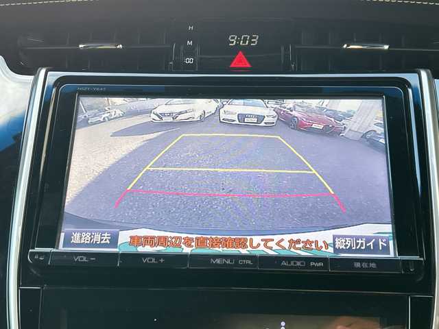 トヨタ ハリアー ハイブリッド プレミアム 埼玉県 2014(平26)年 11.8万km スパークリングブラックパールクリスタルシャイン 純正ナビ/フルセグ/DVD/CD/SD/BT/FM/AM/サンルーフ　/モデリスタエアロ/バックカメラ　/ビルトインＥＴＣ　/クルーズコントロール　/レーンキープアシスト　/パワーバックドア　/運転席パワーシート　/オートライト/オートハイビーム　/ステアリングスイッチ/横滑り防止/スマートキー２本　/保証書　/取扱説明書